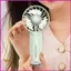 Quạt phun sương di động Xịt nước Mister Fan 3 tốc độ Thiết bị làm mát bằng điện cho trẻ em Phụ nữ làm mát du lịch cho lyuvn