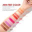 Đĩa cao hai màu hai trong một Pearly Fine Flash Blush Rouge Cheek Trang điểm sử dụng kép
