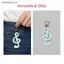 # HB # Acrylic Treble Clef Móc Khóa Biểu Tượng Âm Nhạc Sáng Tạo Mặt Dây Chuyền Với Khóa Ngôi Sao Túi Di Động Trang Trí Cho Bạn Bè Quà Tặng Ngày Lễ.