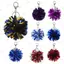 Móc khóa cổ vũ PYCOU, Móc khóa bóng tròn Cheer Pom Pom Pom, Phụ kiện khiêu vũ cổ vũ nhỏ đầy màu sắc ủng hộ bữa tiệc