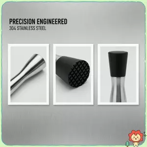 Thép không gỉ Nghiền Đá Búa Đa Năng Popsicle Sti Cotail Swizzle Sti Trái Cây Chanh Muddle Pestle Thanh Dụng Cụ