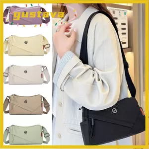 Túi đeo vai GUSTAVA, Túi đeo chéo Nylon nhiều ngăn, Túi xách nữ chống nước nhẹ dung tích lớn thông thường