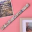 PYCOU 1 Chiếc Ruy Băng Kim Cương Giả, Viền Kim Cương Giả Pha Lê Nhiều Màu Rộng 1,4Cm, Chiều Dài 1 Sân Hotfix Kim Cương Giả Ruy Băng Thủ Công DIY
