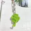 HFTOY Thời Trang Bốn Lá Cỏ Ba Lá Luy Móc Khóa Sáng Tạo Dệt Kim Cỏ Bapa Tinh Tế Phụ Kiện Trang Trí Quà Tặng ~