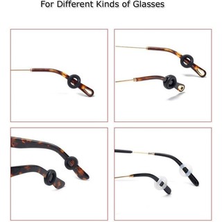 Set 2 phụ kiện gắn mắt kính chống trượt bằng silicone thiết kế tiện lợi - SUNND