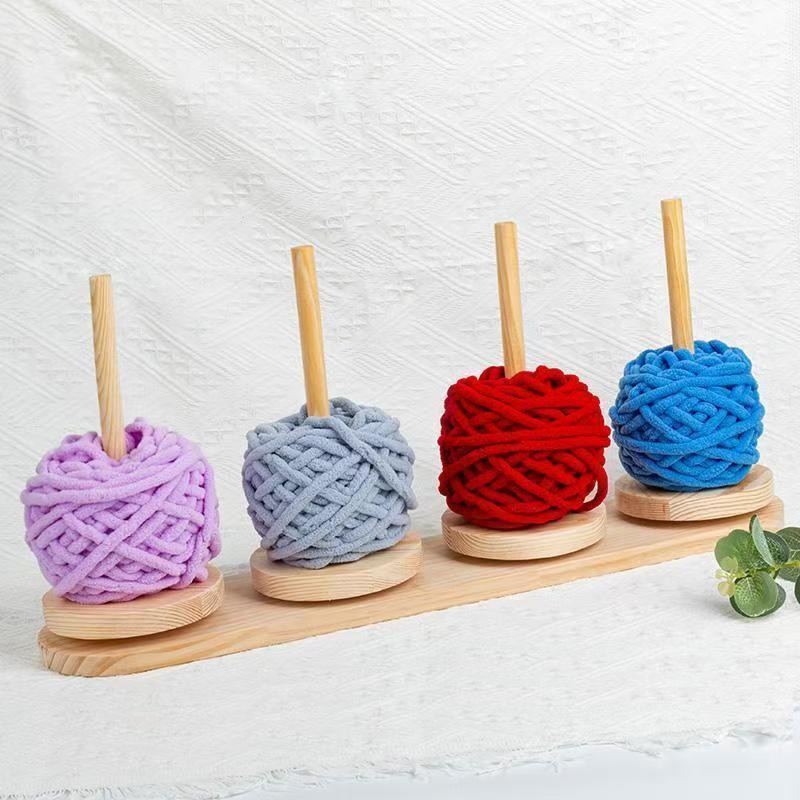 Handmade Tự Làm Vòng Bi Xoay Phong Cách Mới Vòng Bi Xoay Dệt Tay Gỗ Chắc Chắn Cáp Tổ Chức Hướng Dẫn Sử Dụng Chủ Đề Đan Nhóm Trục Khung Đế BGJA