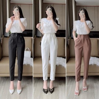 Xưởng Quần tây 3A Quần tây nữ lưng cao dáng baggy cạp cao siêu tôn dáng ống đứng chuẩn đẹp khóa trước nhiều màu Q79