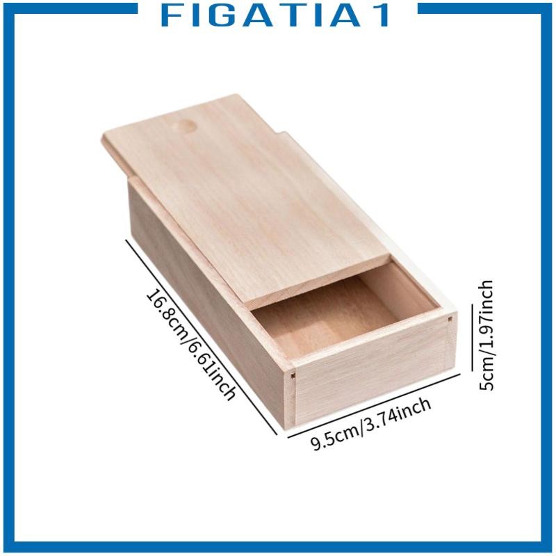 Hộp Bảo Quản Gỗ Có Nắp Trượt Quà Tặng Hộp Trang Sức DIY Nghệ Thuật Thủ Công Rỗng Hộp Gỗ Chưa Hoàn Thành Cho Bàn Cưới Người Tổ Chức Sở Thích