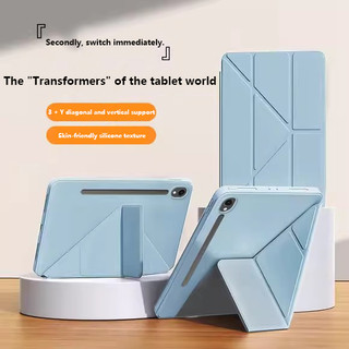 Ốp Da Bằng Chữ Y Thông Minh Cho Samsung Galaxy Tab S10 Lite 10.9 Inch 2025 SM-X400 X406B S10 FE S9 S8 S7 A8 A9 A7 Lite 8.7 Inch Silicon TPU Bảo Vệ