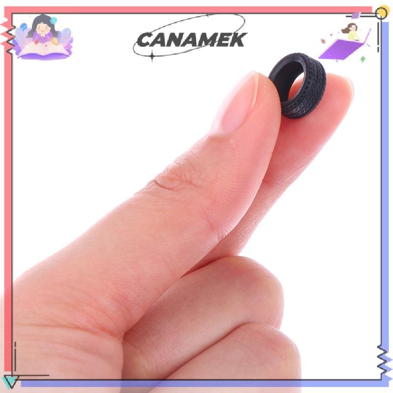 CANAMEK 1 Bộ DIY Racing 1: 64 Bánh Xe Ô Tô Cho Lốp Cao Su Có Trục Bánh Xe Mô Hình Sửa Đổi Phần CSF