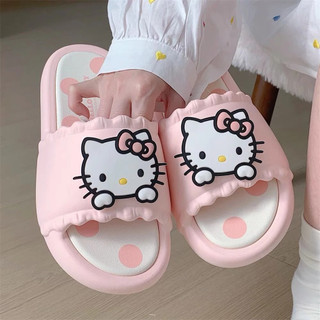 Dép Đi Trong Nhà Hello Kitty Dễ Thương, Dép Nữ Đi Học Đi Chơi Chất Liệu EVA Êm Chân Chống Trượt