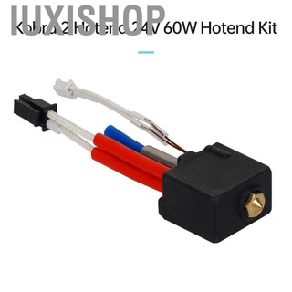 iuxishop-vn kobra 2 hotend 24V 60W cho thay thế máy in 3D tương thích với vòi phun đồng thau anycubic 2/kobra2 pro/kobra2 max và đầu đùn khối nhiệt bằng nhôm 0,4mm thích hợp