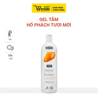 Gel Tắm Hổ phách Tươi Mới Hỗ Trợ Gia Tăng Độ Đàn Hồi, Cân Bằng Độ pH Và Dưỡng Ẩm Cho Da Eva Natura 750ml
