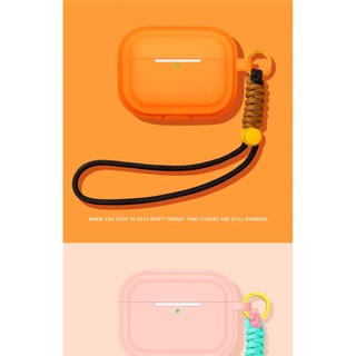 Ốp Lưng Cho AirPods Pro3 2025 Mới AirPods 4 [2024] AirPods Pro2 Pro 3 2 1 Vỏ Tai Nghe Không Dây Apple Silicon Có Dây Xích Ngoài Trời