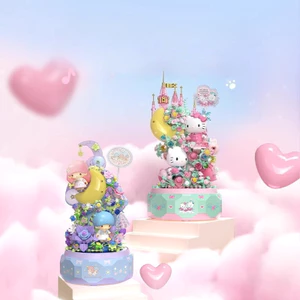 ‌Khối xây dựng phòng khiêu vũ Dreamy Rose Garden - Đồ chơi dành cho bé gái, Sáng tạo cho sinh nhật & tiệc tùng‌