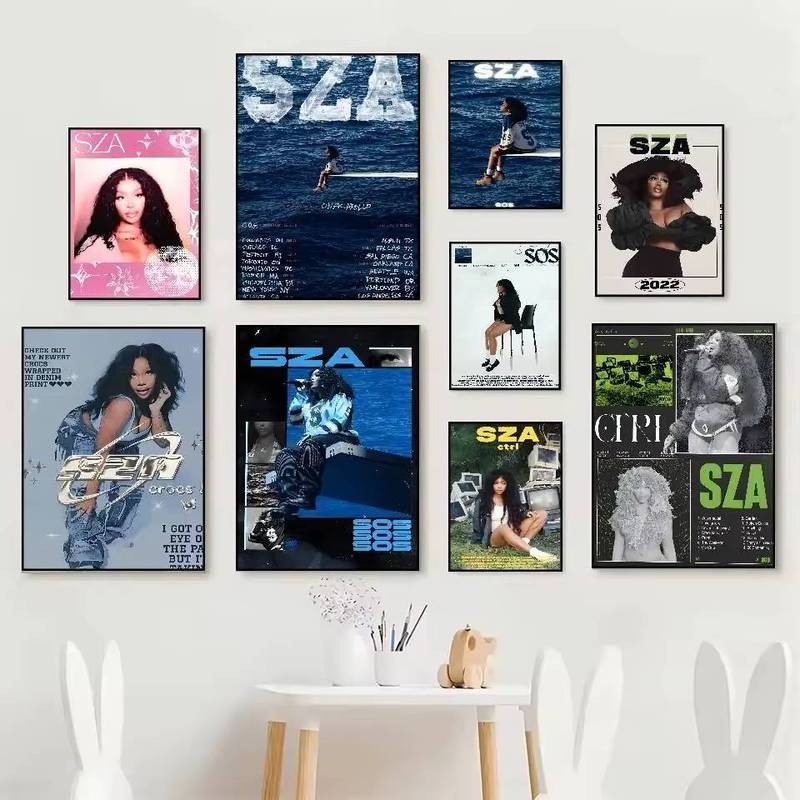 SZA Canvas In R & B Nghệ Thuật Treo Tường Nhà Trang Trí Tường Canvas Poster