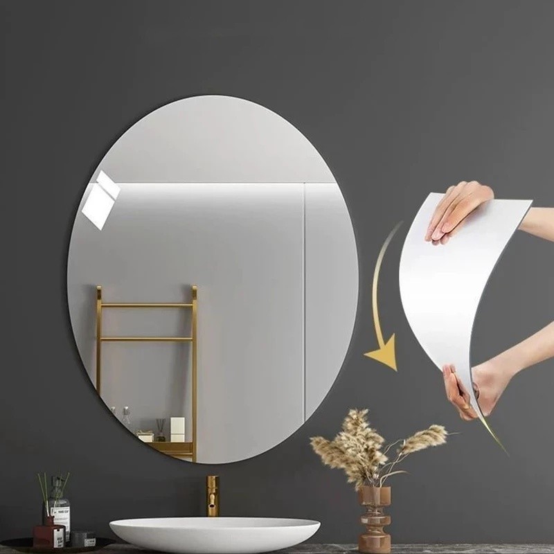 【Bồi thường 100% khi bị vỡ】Gương Dán Tường 22cm-40cm Gương Treo Tường Toàn Thân Chống Vỡ Soi - FE123