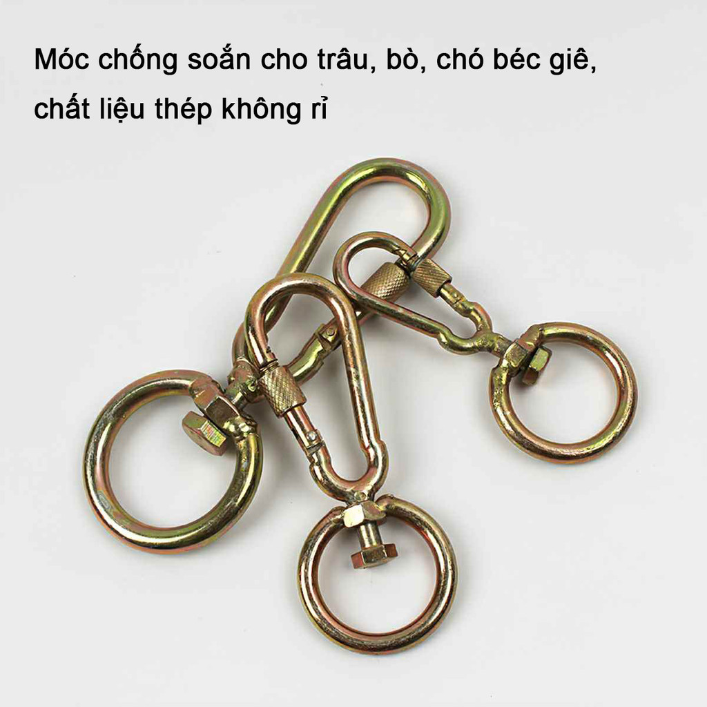 MB67 Móc chống soắn cho trâu, bò, chó béc giê, chất liệu thép không rỉ MALAN