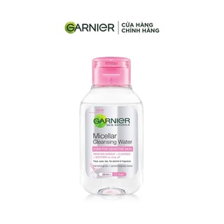 [Quà tặng không bán] Nước Tẩy Trang làm sạch sâu dịu nhẹ cho da nhạy cảm - Garnier 50ml - Gimmick