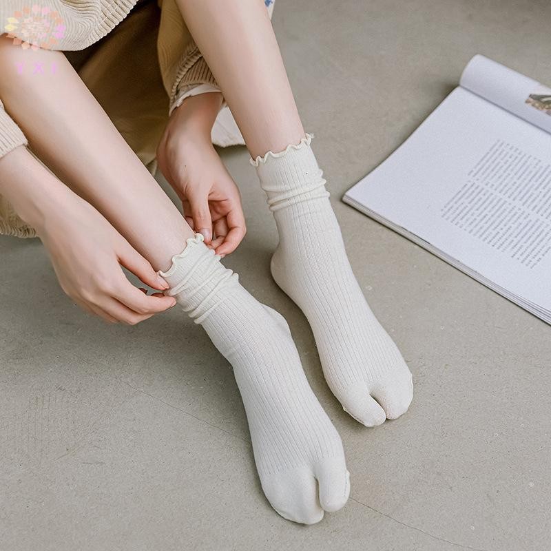 Tabi Tất Chun Ngón Cotton Unisex - Đơn Giản Thoải Mái cho Nam và Nữ