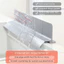 Vách ngăn bồn rửa bằng silicon BORAGETE, Tấm bảo vệ chống nước bằng silicon, Vật dụng gia đình Màn hình linh hoạt Thiết kế cốc hút chống dầu vách ngăn chống nước