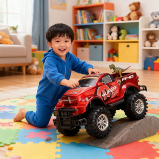 【BabyJoy】Mô hình xe bán tải khổng lồ,Chắc chắn và bền bỉ,thân hình quá khổ,Món quà sinh nhật tuyệt vời dành cho bé trai