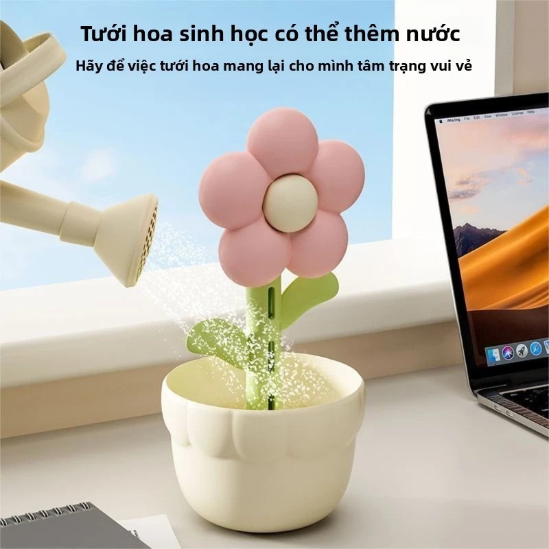 Máy tạo ẩm hoa USB để bàn,Máy tạo độ ẩm Hoa Mini,bà bầu và em bé, tăng độ ẩm không khí gia đình