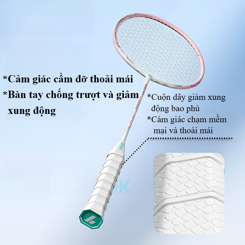 Vợt cầu lông Bộ 2 chiếc,Kèm Túi Đựng Xịn Xò,chuyên nghiệp độ đàn hồi cao