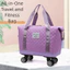 Gói Duffle CORALTIDE, Túi xách có thể gập lại có thể mở rộng, Vải dung tích lớn Túi du lịch công sở nhiều túi nam nữ