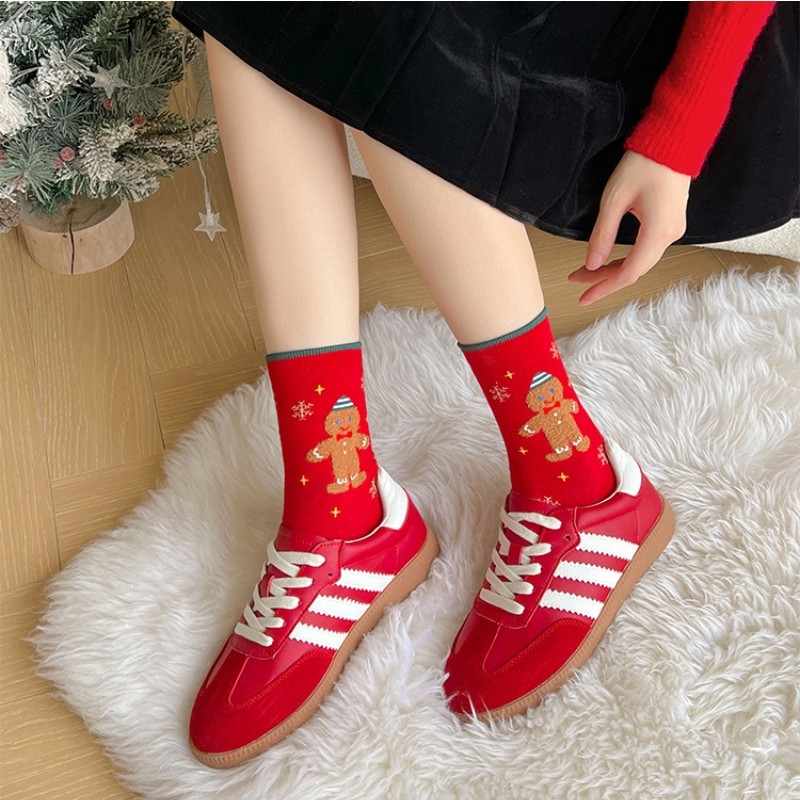 Tất Cotton Sáng Tạo Thu Đông - Vớ Ông Già Noel Cho Mùa Giáng Sinh