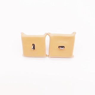 Áo khoác gió dệt tay với nút da giả và zongzi buttons - Màu sắc đa dạng