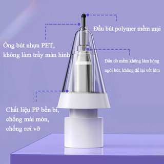 Ngòi bút thay thế cho Apple Pencil Pro Pencil 1 2 chống trơn trượt giảm tiếng ồn không trầy xước màn hình