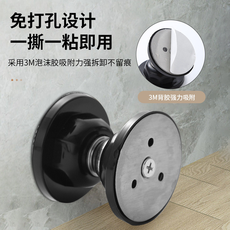 Cửa Không Rỉ Hút Doorstoppers Hộ Gia Đình Từ Tính Mạnh Mẽ Cửa Văn Phòng Va Chạm Silicon Chống Va Chạm Cửa Phía Sau Chặn