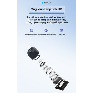 AIMVUKES  Camera Lùi Ahd Độ Phân Giải 4k Tích Hợp Màn Hình Android Kết Nối Dễ Dàng Phù Hợp Với Mọi Loại Ô Tô