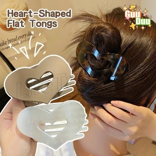 [GiuDiu] Vuốt Tóc Hình Trái Tim - Kẹp Cá Mập Đầu Lưng - Phụ Kiện Tóc Trang Điểm & Giá Đỡ Đuôi Ngựa - Dành Cho Nữ và Bé Gái