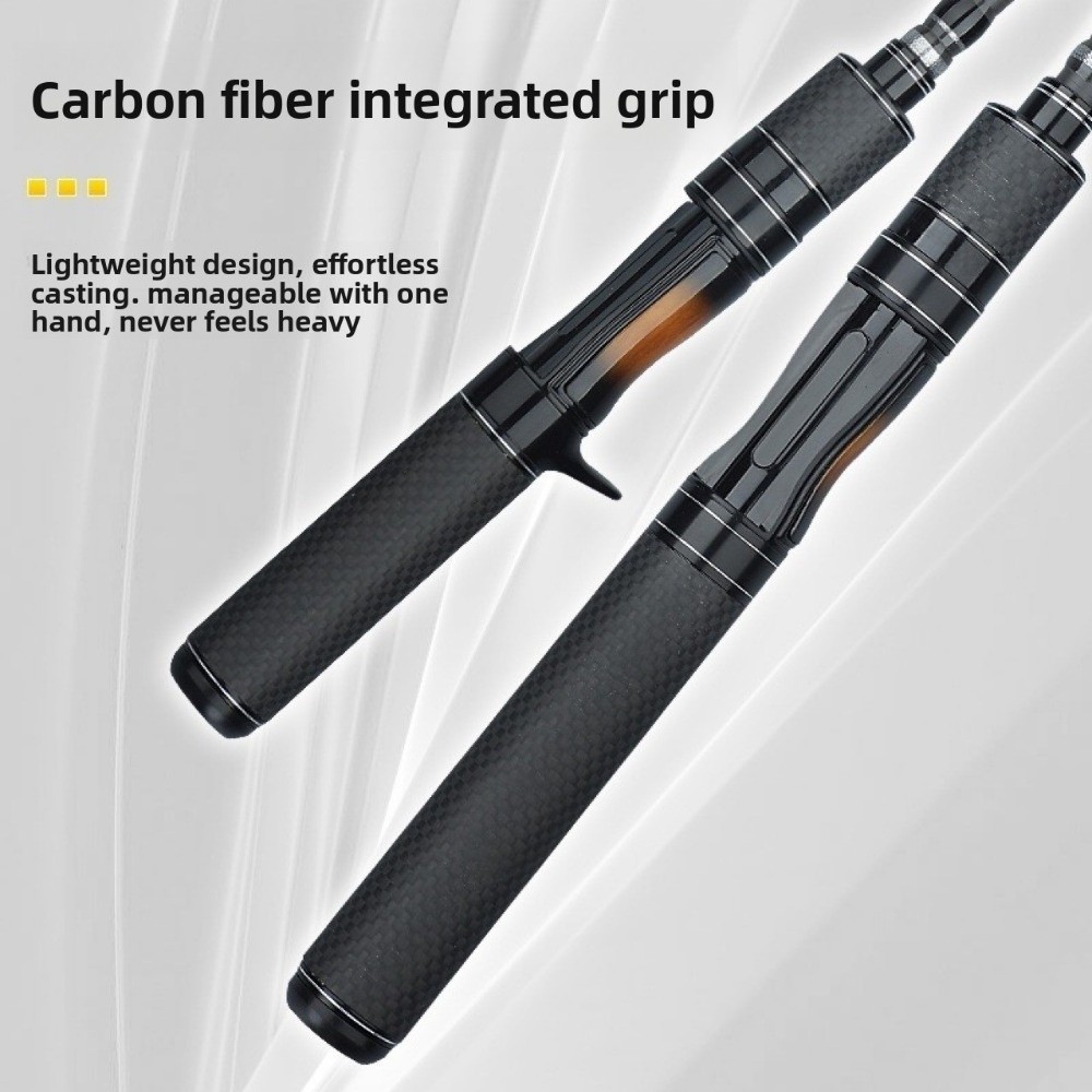 Cần câu SAIA với kính thiên văn, tay cầm carbon, thanh thu hút đầu rắn, chiều dài tổng thể 1,8m, rút gọn 1,5m - Siêu nhẹ cho du lịch