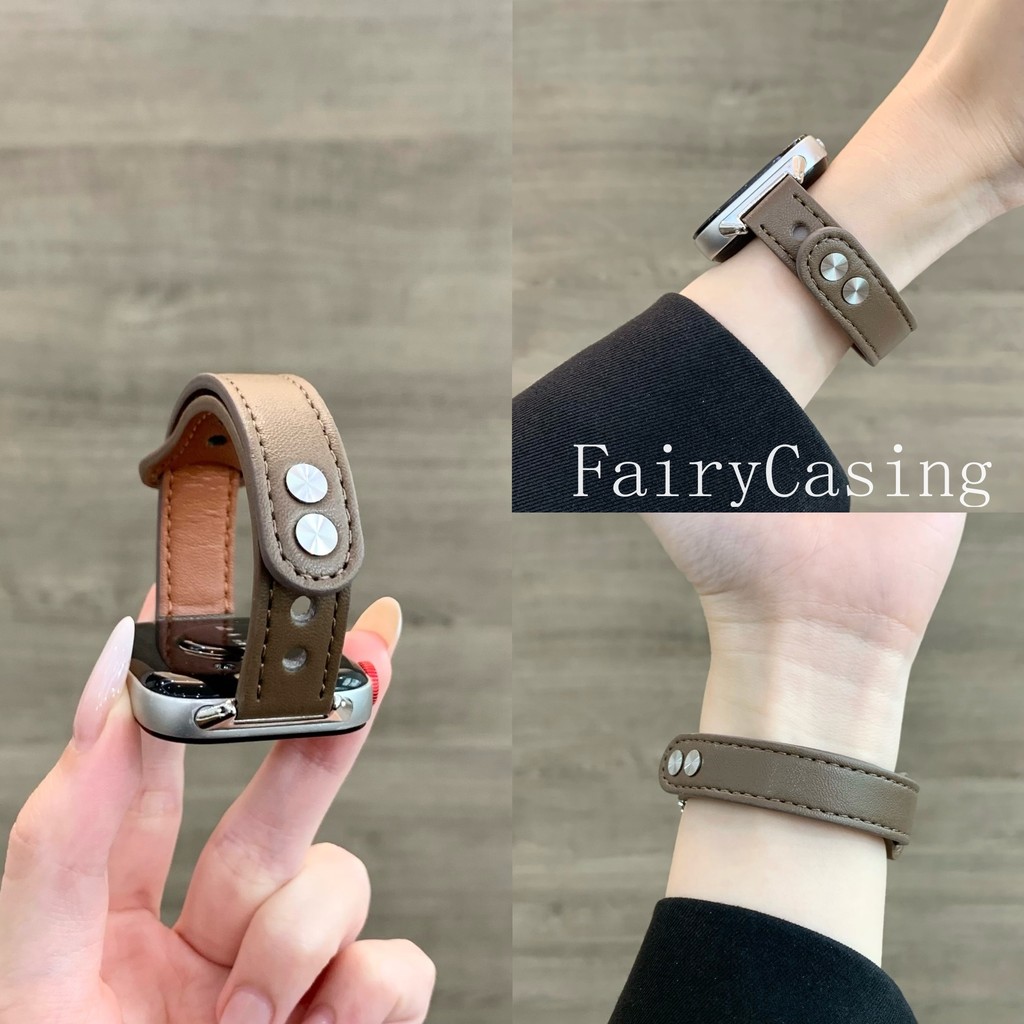 Dây da cổ điển cho Huawei Watch Fit 4 4Pro Vòng đeo tay thay thế cho Huawei Watch Fit2 Fit3 Band Correa