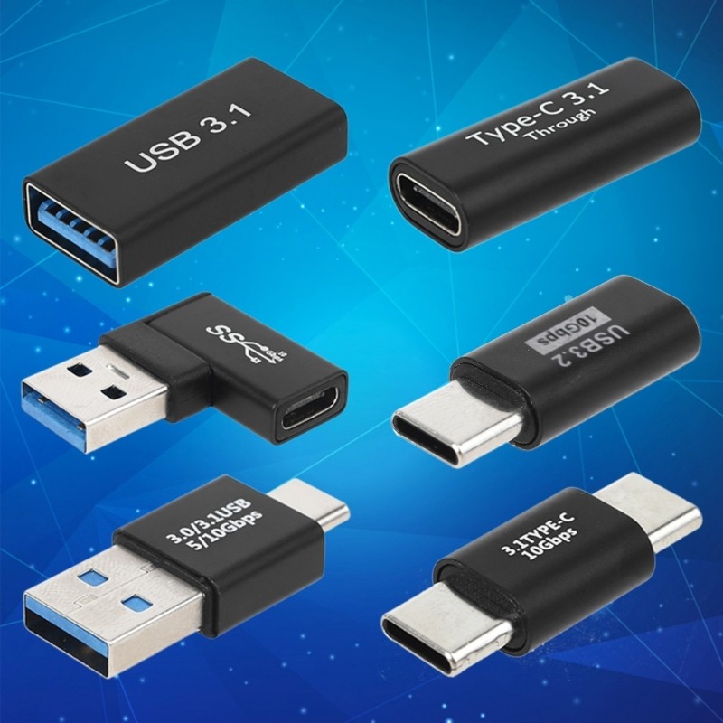 YOIOTG USB C sang Type C Nam Nữ Sạc Bộ Chuyển Đổi Dữ Liệu Kết Nối USB C Sang Loại C Nam Nữ Chuyển Đổi Kết Nối Dura