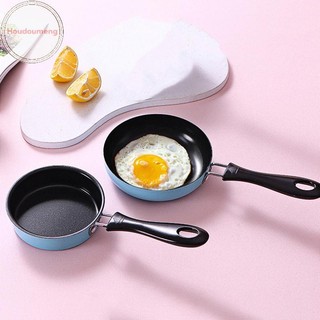 Chảo Chiên Hooudou Thép Không Gỉ Ngăn Dính Nồi Cảm Ứng Tròn Ăn Sáng Chảo Trứng Chiên Nhỏ Có Tay Cầm Dài Tiện Ích Nhà Bếp VN