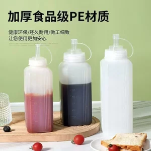 Jam Chai Thực Phẩm Cỡ Lớn Hoa Hồng Đam Mê Kem Trái Cây Bóp Salad Trang Điểm Hạt Mật Ong Mứt Chai Nước Sốt Cà Chua Chai NC2S