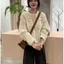 Hàn Quốc Dongdaemun Thiết Kế Phong Cách Mới Niche Thời Trang Phù Hợp Với Thiết Kế Ôm Hơn Dài Tay Dệt Kim
