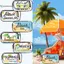 BeautifulHomeA Di Động Dung Tích Lớn Dụng Cụ Trang Điểm Trong Suốt Chủ Đề Bãi Biển Túi Đựng Mỹ Phẩm Du Lịch Túi Bảo Quản VN