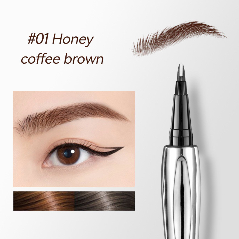 [XT] Bút Kẻ Mày A.M.G 2 Nhánh Tạo Sợi Tự Nhiên Chống Nước Kháng Mồ Hôi Bền Màu Lâu Trôi Đường Nét Sắc Sảo Chuyên Nghiệp