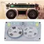 apill Băng Cassette trống để ghi âm nhạc với khả năng phát lại rõ ràng Độ ồn thấp DIY 46 phút Cuộn băng Cassette thời gian (Đen)