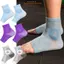 IAPPORTUNIA Tất Thần Kinh, Tất Nén Giảm Màu Tím Nylon, Bảo Vệ Chân Nâng Cấp Màu Xanh Thoáng Khí Comprex Tay Mắt Cá Chân Thể Thao