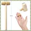 20 Chiếc Búa Gỗ, Búa Gỗ Cho Sôcôla, Búa Gỗ Mini Tự Nhiên Đa Năng Chắc Chắn Cho Tôm Hùm Cua Hải Sản