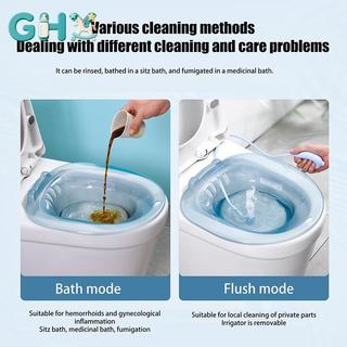 GHX Toilet Sitz Tắm Phụ Nữ Mang Thai Chậu Rửa Đặc Biệt Bồn Tắm Ngâm Cho Phụ Nữ Mang Thai Bệnh Nhân Bệnh trĩ Lưu Vực VN
