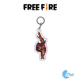 Free Fire - Gantungan Kunci Tema Senjata Berwarna-warni untuk Penggemar Game - gantung kunci ff sg ak ga