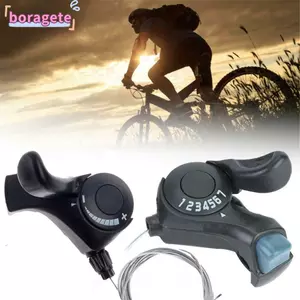 BORAGETE 3 / 7 / 21 Tay Cầm Tốc Độ Xoắn Tay Cầm Xe Đạp Bền Derailleur Tốc Độ Thay Đổi Bánh Răng Sang Số