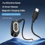 Cáp sạc từ tính USB / Type-C sang 3 chân cho kính AI Bolon & Rokid, 1,2 mét, 5V 0,5A, có đèn báo LED